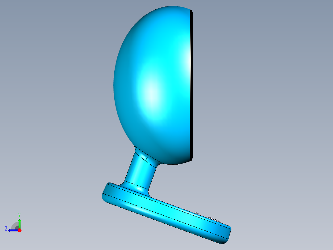 家用多媒体音箱右视图