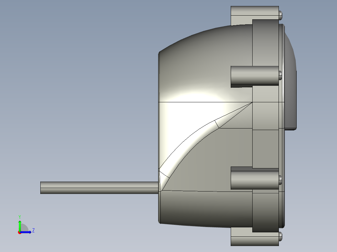 B2005339-军事级别的停电信号灯左视图