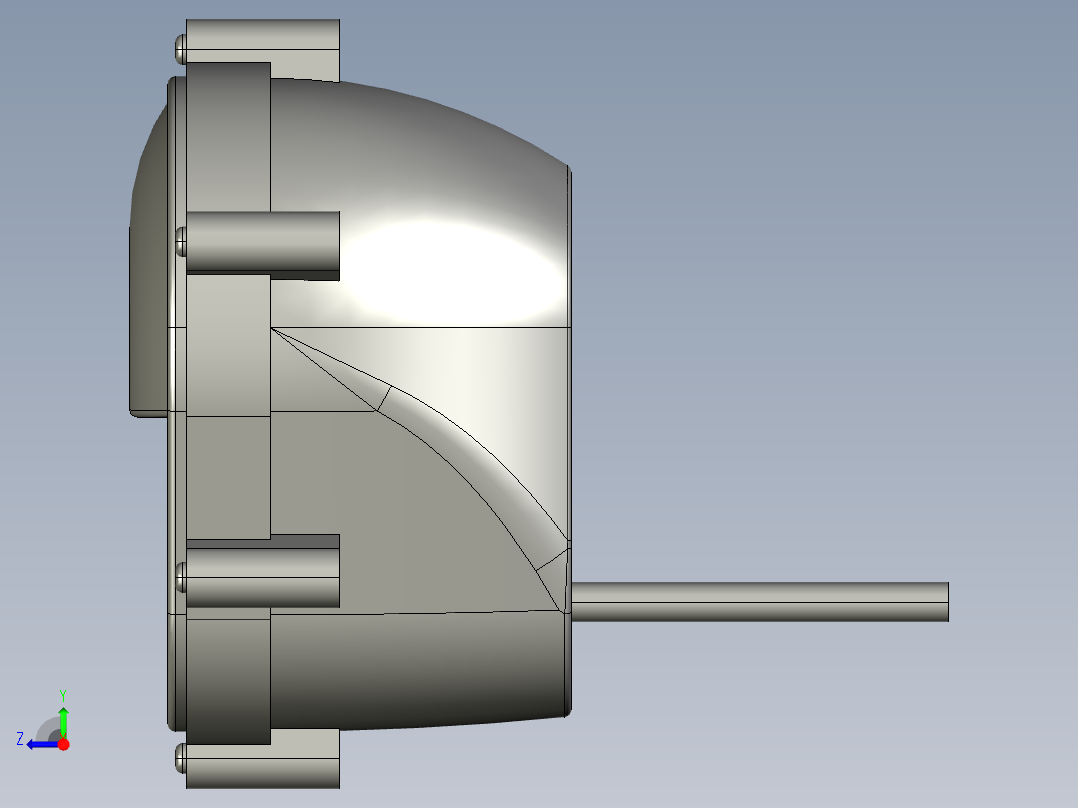 B2005339-军事级别的停电信号灯右视图