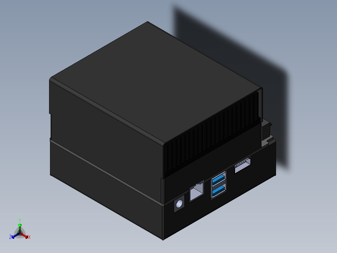 英伟达jetson agx xavier 22正等轴测图