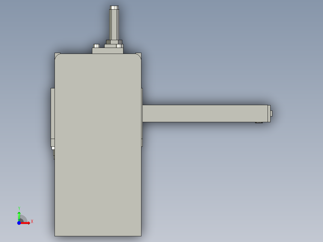 0下料组件前视图