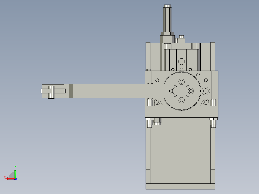 0下料组件后视图