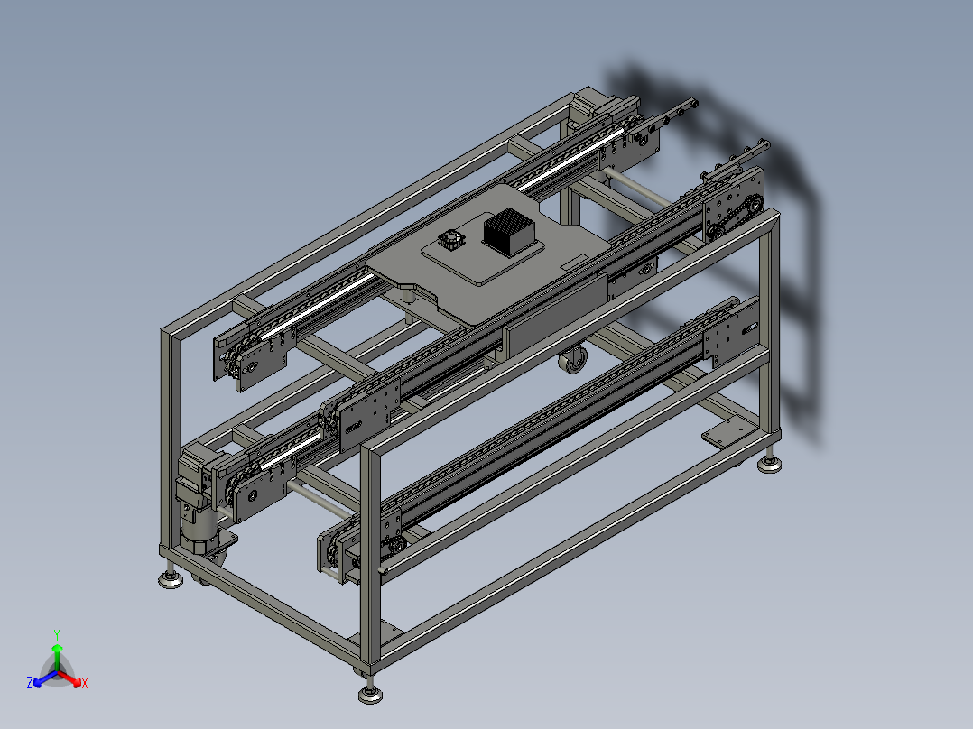 一米五倍速链线31主视图