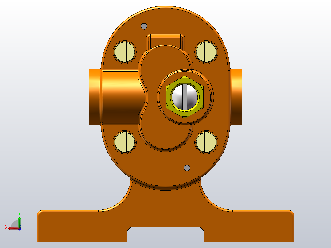 齿轮油泵SW2018后视图