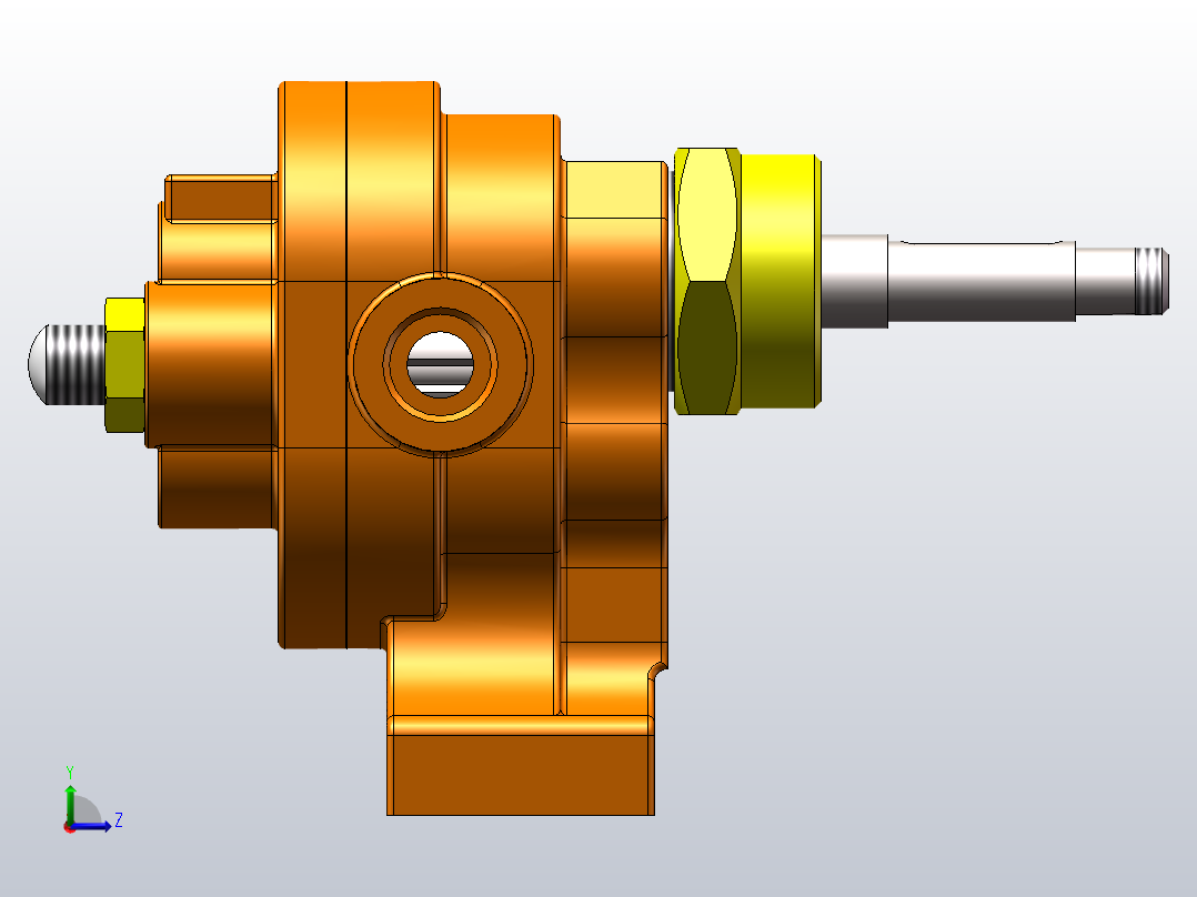 齿轮油泵SW2018左视图