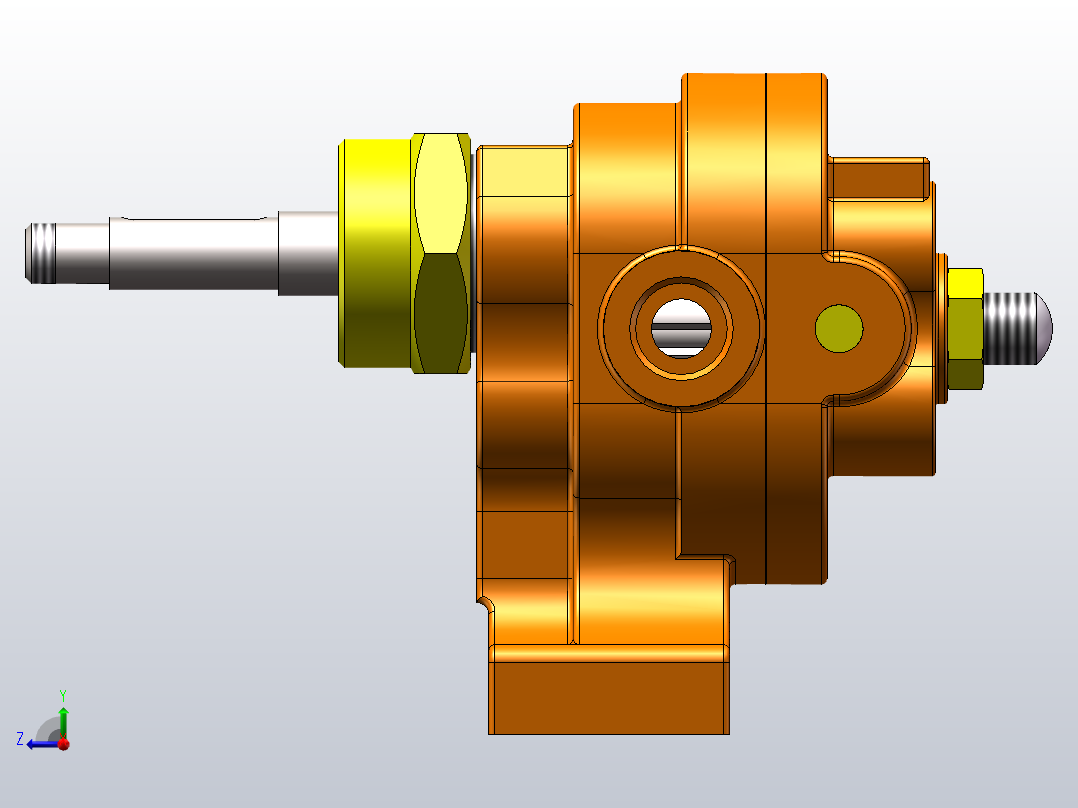 齿轮油泵SW2018右视图