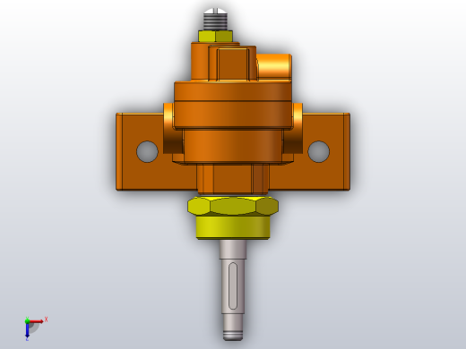 齿轮油泵SW2018俯视缩略图