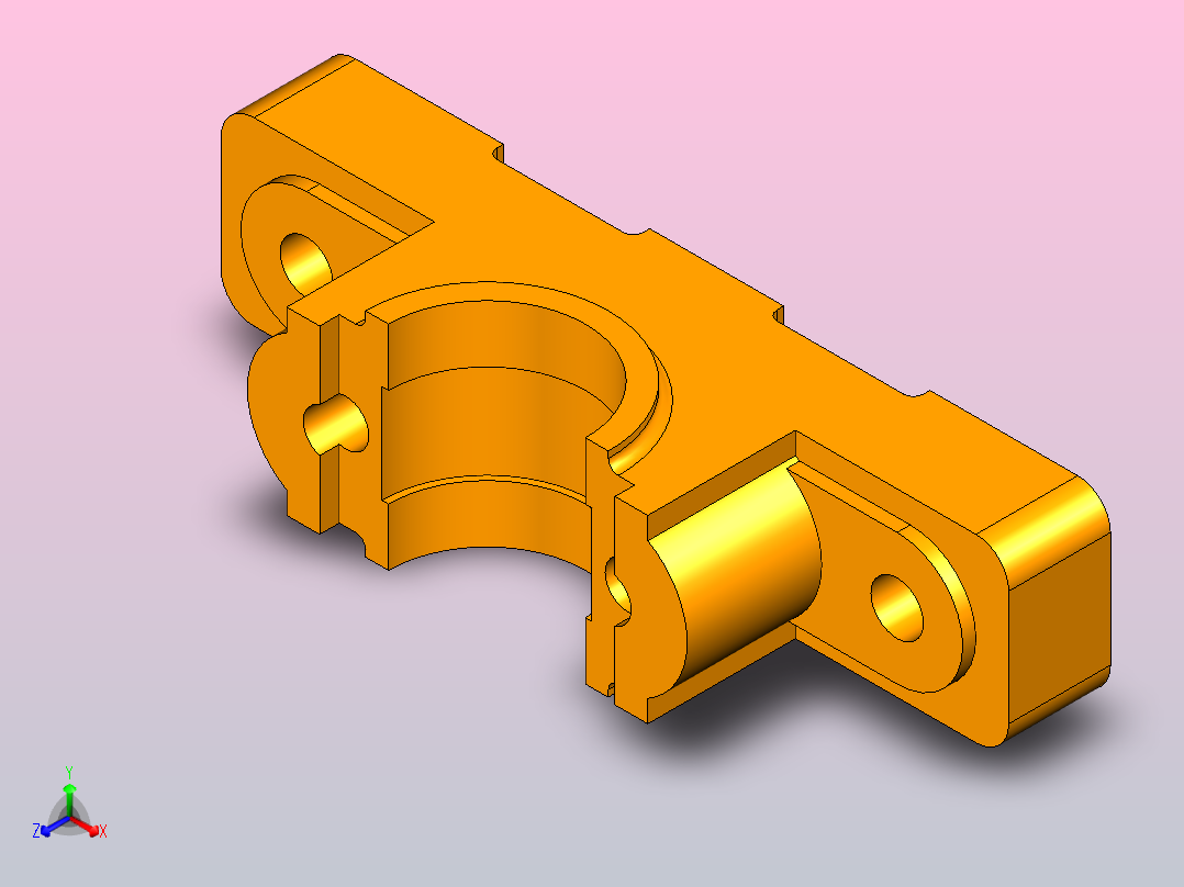 轴承座 (2)主视图