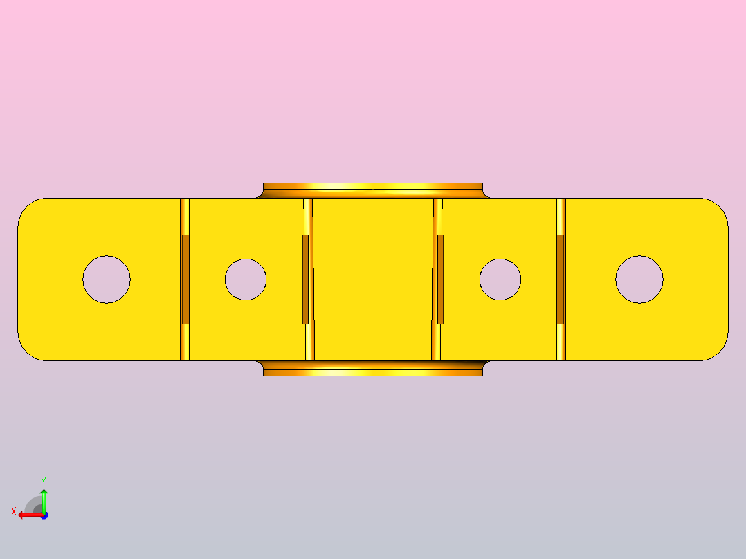 轴承座 (2)后视图