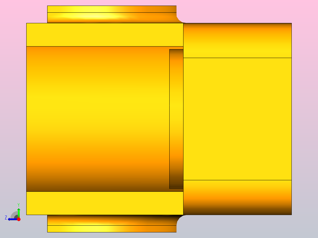 轴承座 (2)右视图