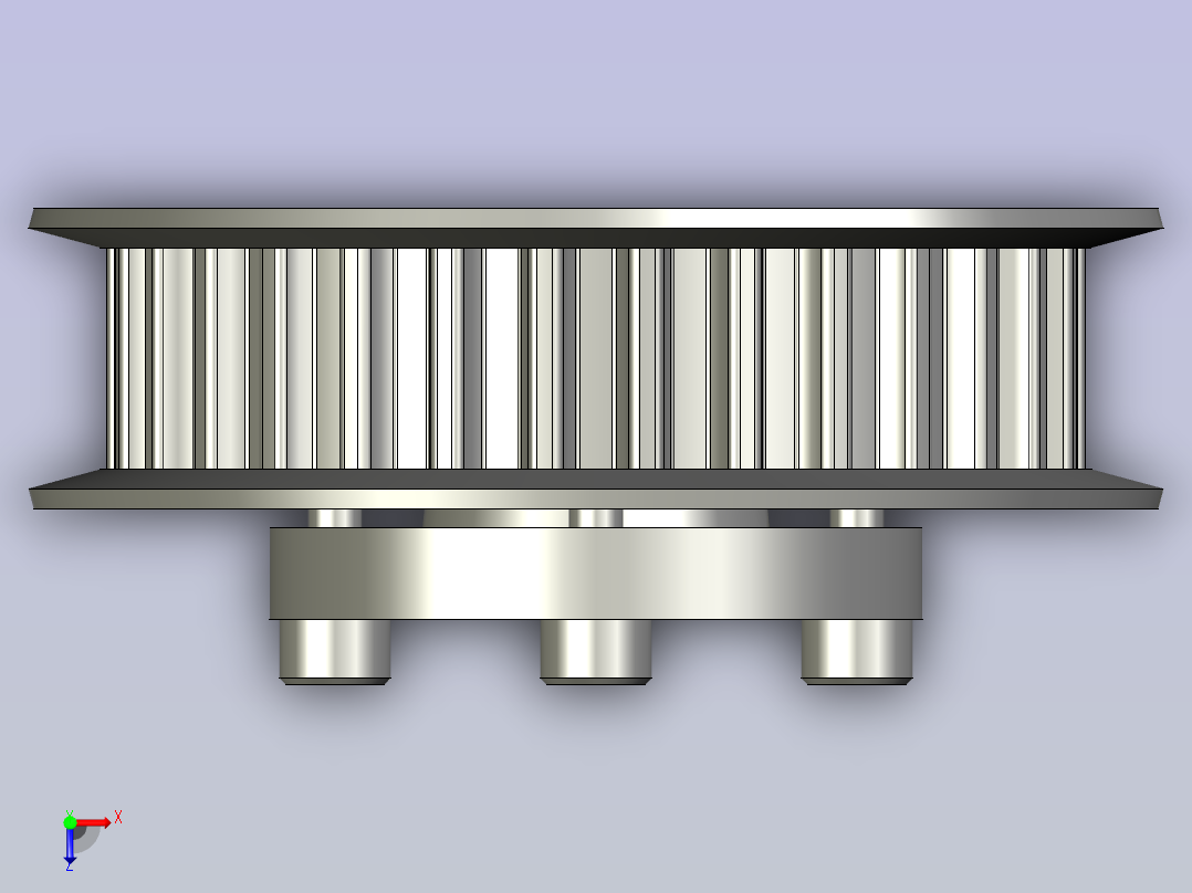 CZXD-免键同步轮-ECF05-S8M150-30-E-d24-恰合达俯视图