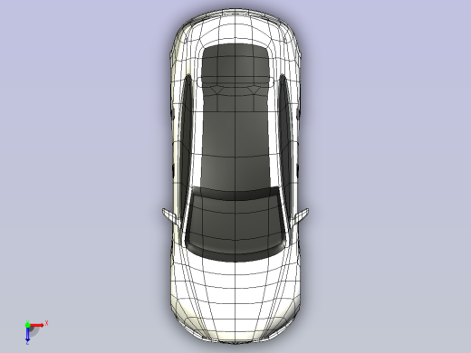 特斯拉Model s stp俯视缩略图