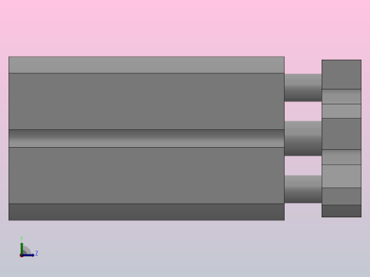 CQM薄型气缸╱导杆型 Φ12缸径[CDQMB12-20]左视缩略图