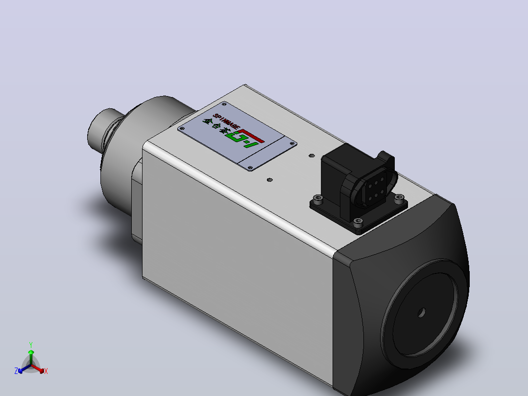 JTH5360A-ER25 雕刻钻铣主轴[JTH5360A-S09P2.20-ER25]主视图
