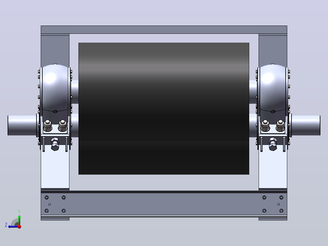 DSJ160-250-3X500可伸缩带式输送机1602Y传动装置1右视图