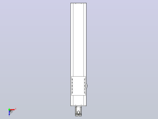 滚珠丝杠直线轴带导轨全封闭TPA-HCR-202D-2510C-L900-M-Y-P75-N3俯视缩略图