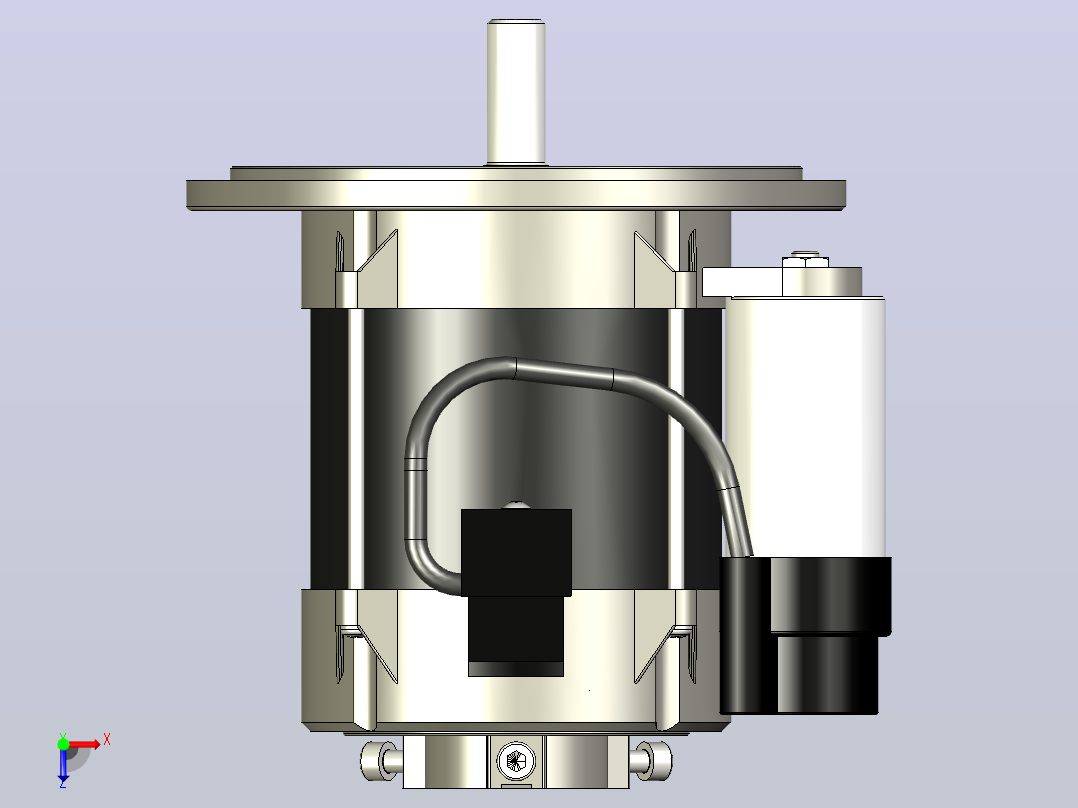 simel CD 41-2196-32型电燃烧器电机俯视图