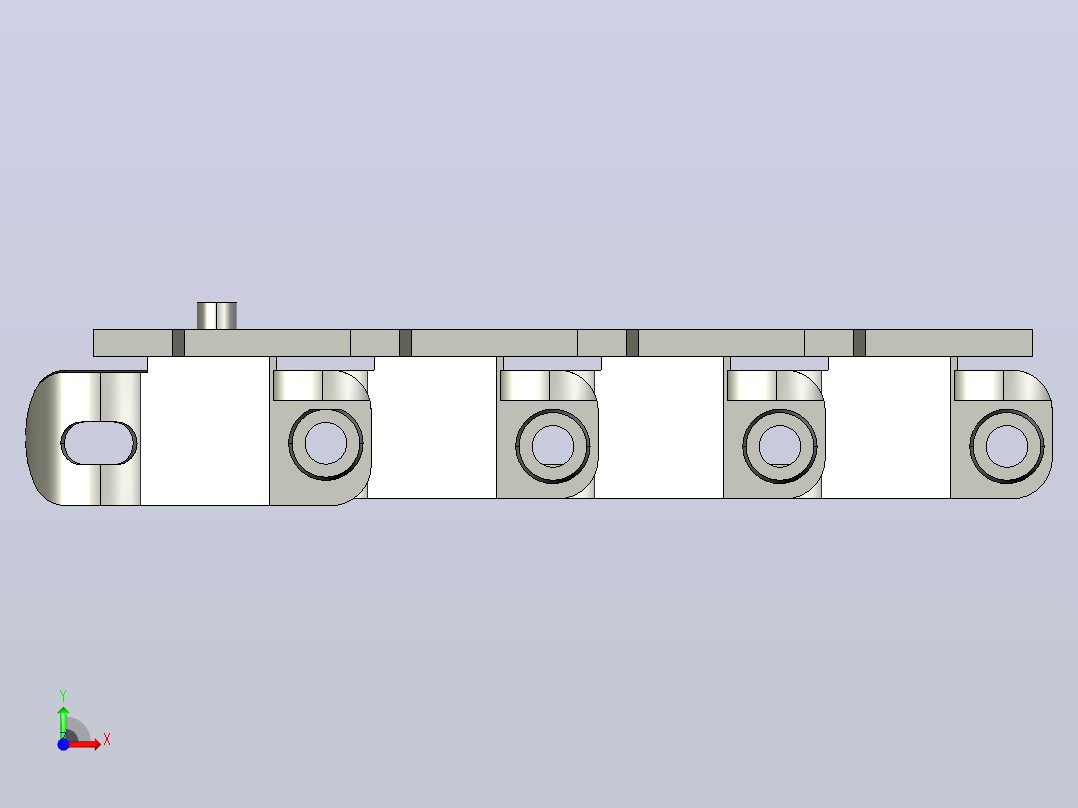 YMTL83U-AZ4-C1 83宽通用链前视图