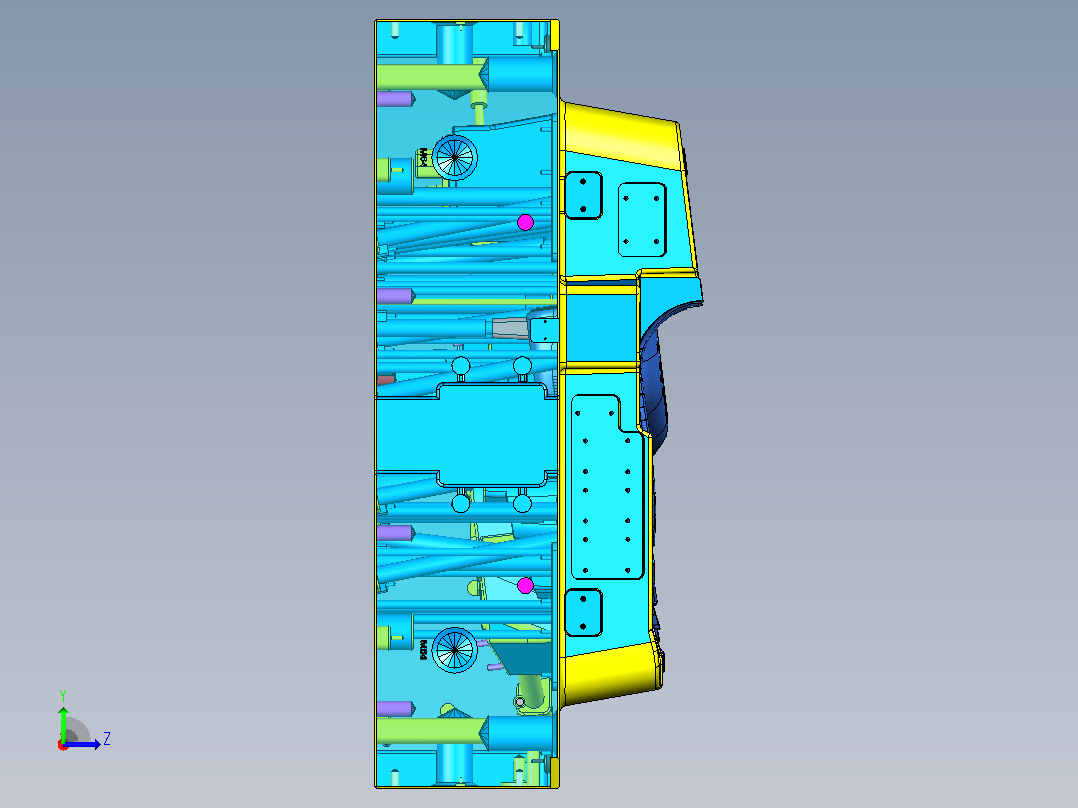 M150099-SUV后侧尾数据-一侧与B柱模具结构一致左视图