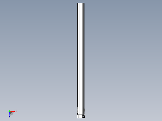 皮带直线轴半封闭可选导轨TPA-HNB-140D-120-L2000-LP-Y-P40-N3俯视缩略图