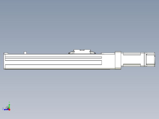无尘螺杆滑台KCH5M-150-BC-100W-C4右视缩略图