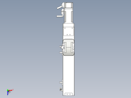 无尘螺杆滑台KCH5M-150-BC-100W-C4俯视缩略图