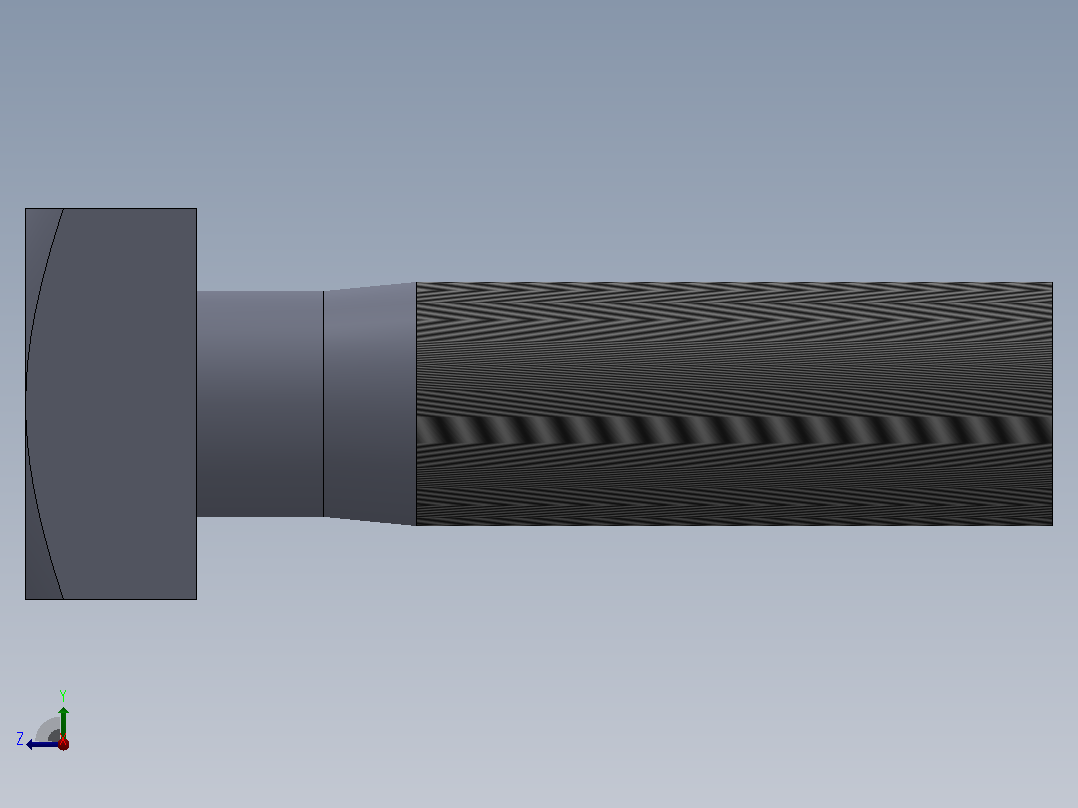 多套GBT8-GBT35方头螺栓3D模型Solidworks设计右视图