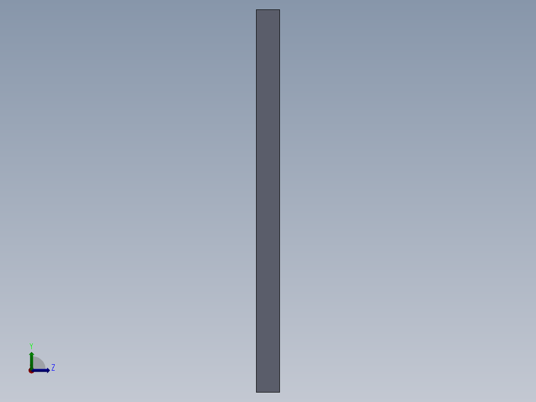 集装箱的模型左视图