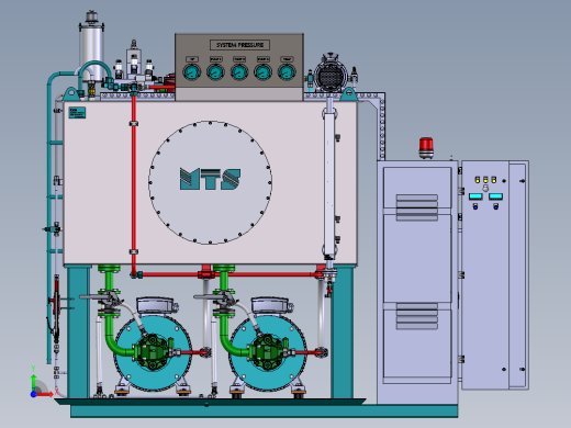 液压泵站前视缩略图