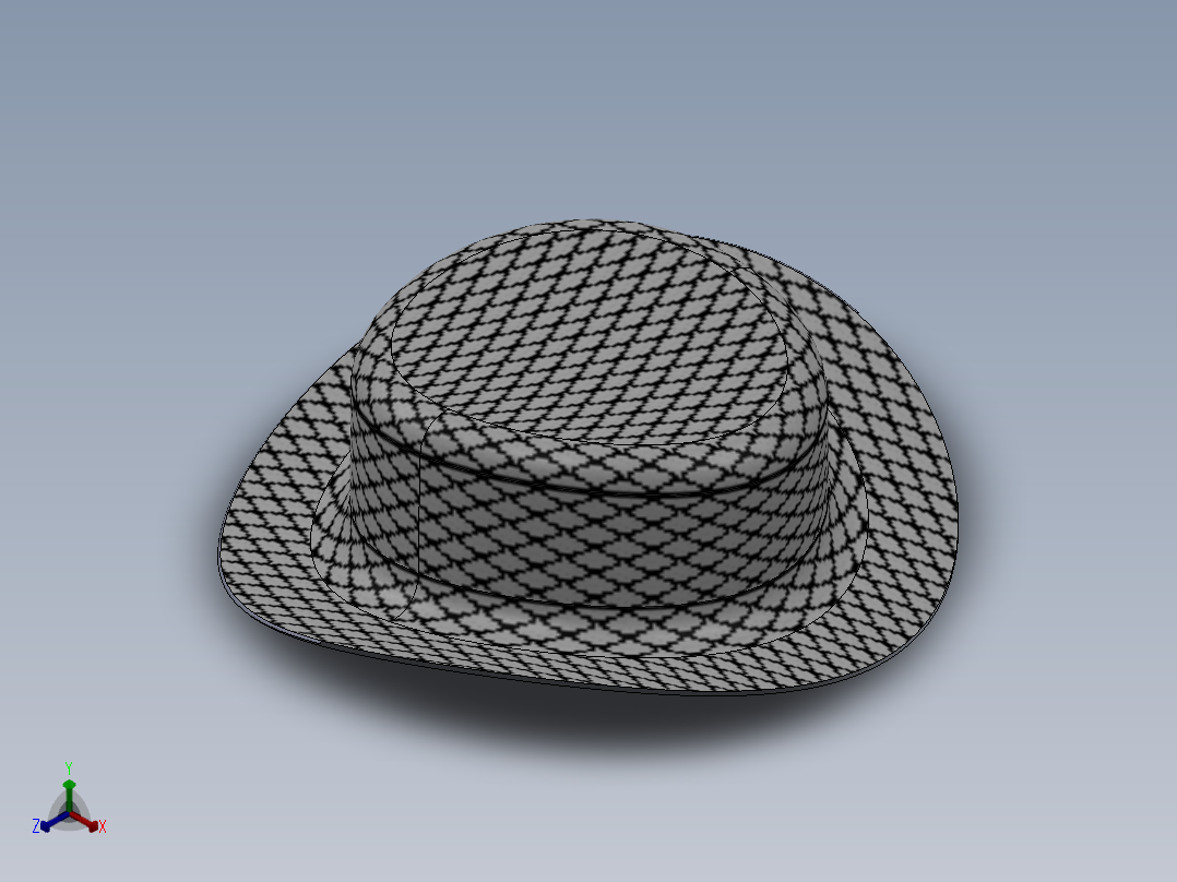 帽子正等轴测图