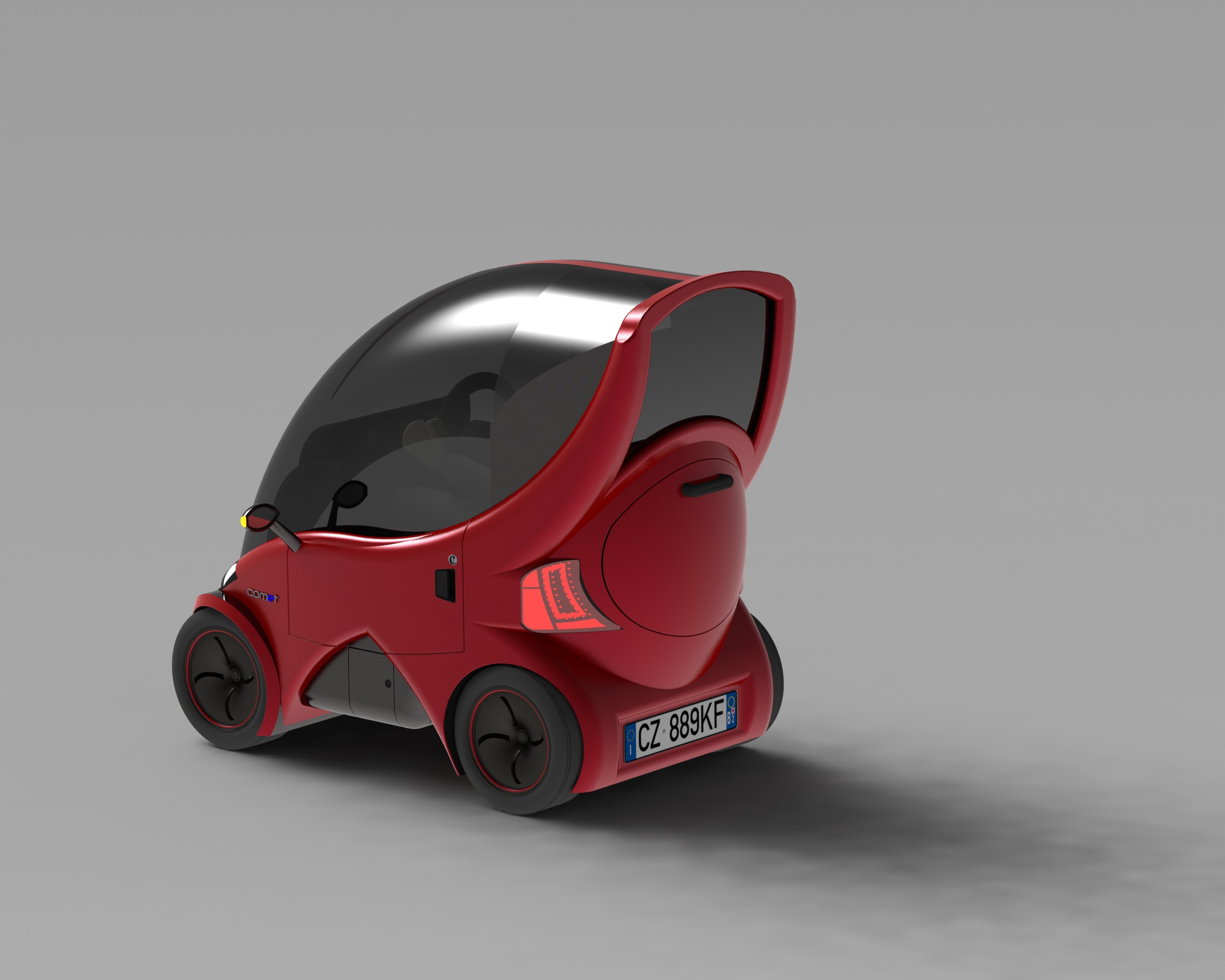 单人概念环保小汽车图纸