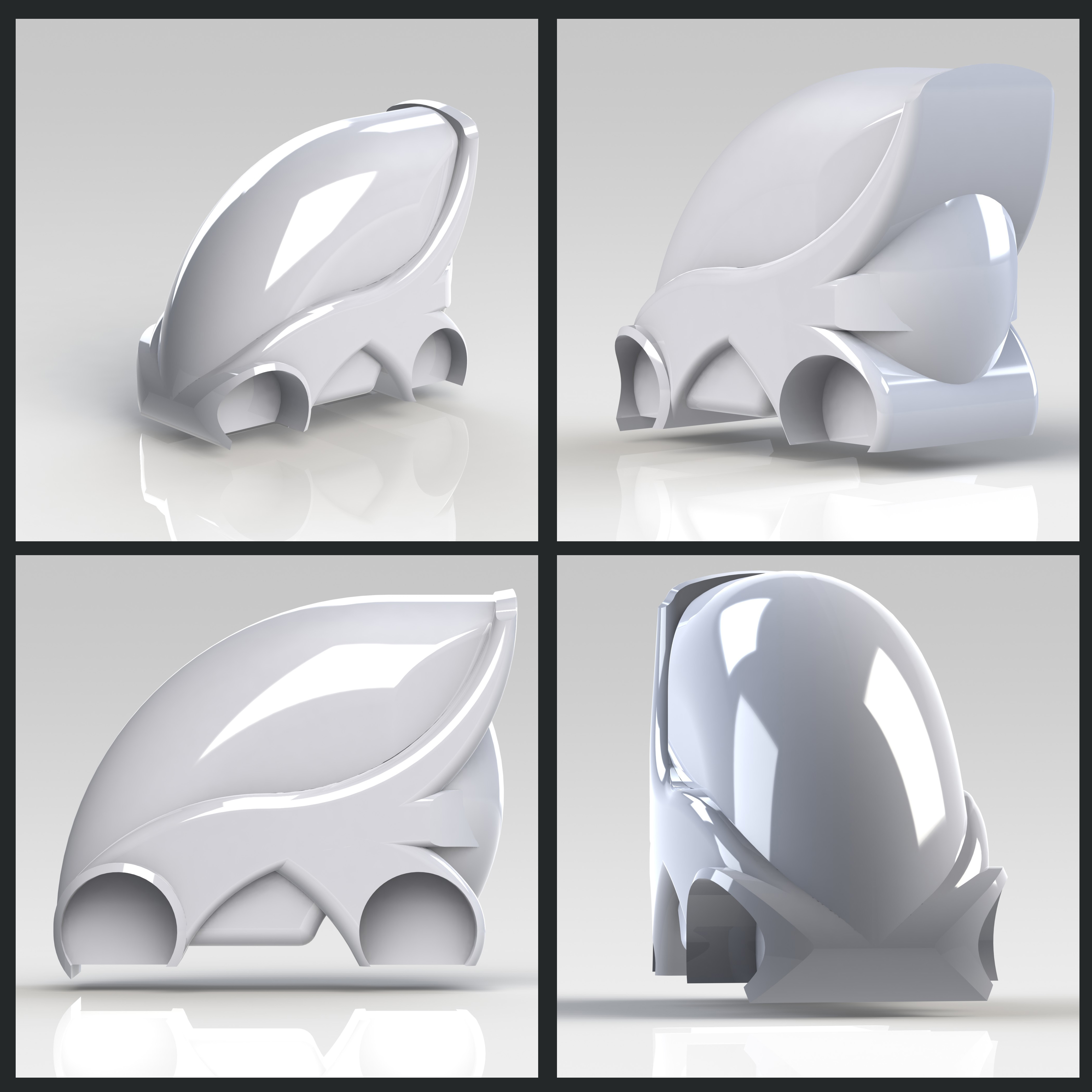 单人概念环保小汽车图纸