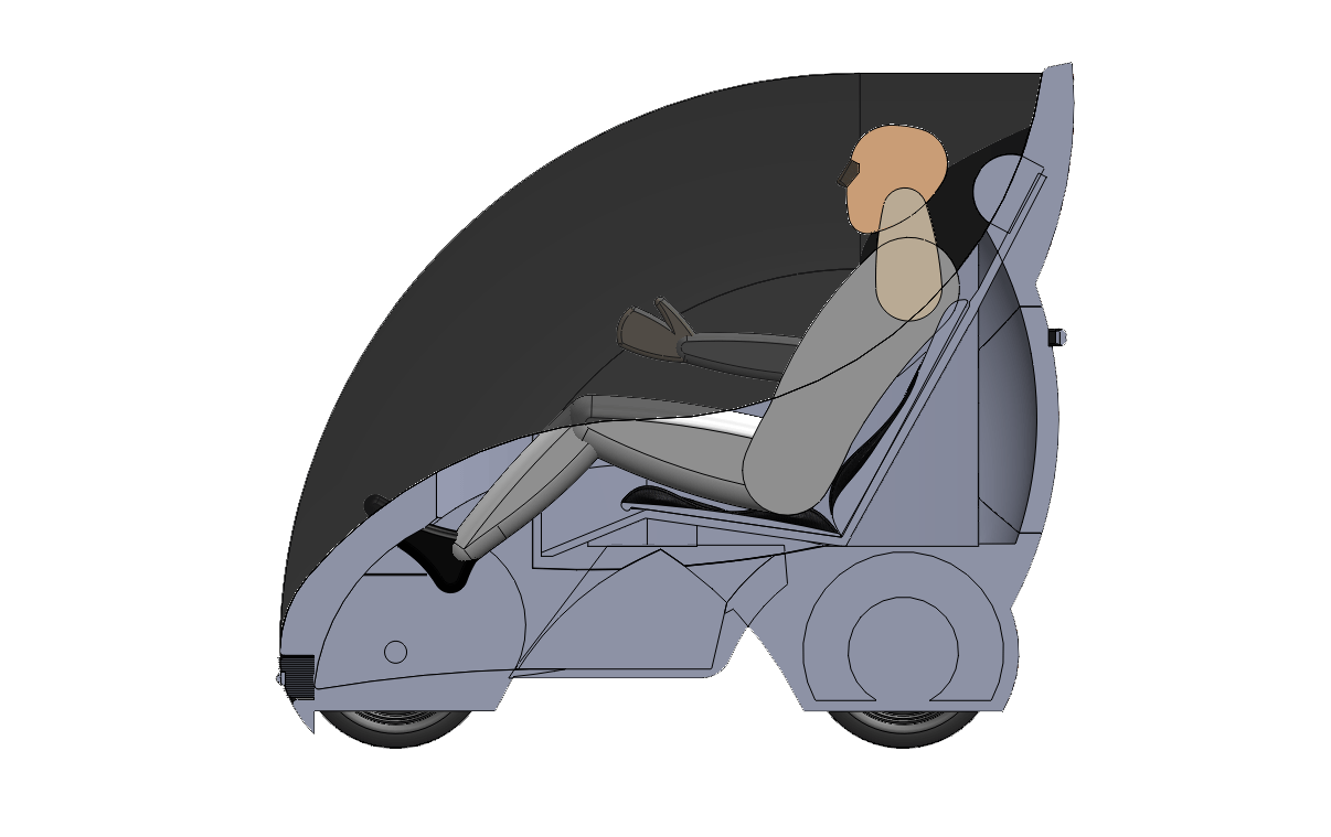 单人概念环保小汽车图纸