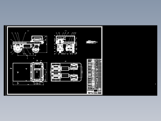 图书馆AGV小车驱动机构设计 (论文 DWG图纸)