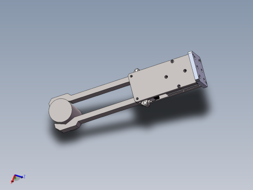 钉耙型气动夹爪气缸夹具两款气缸夹具图纸3d图纸