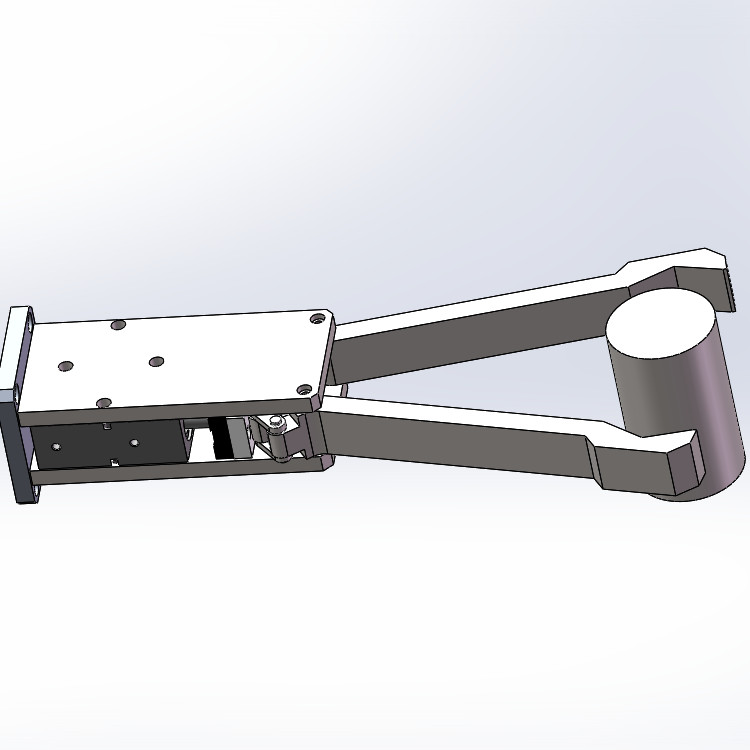 钉耙型气动夹爪气缸夹具两款气缸夹具图纸3d图纸