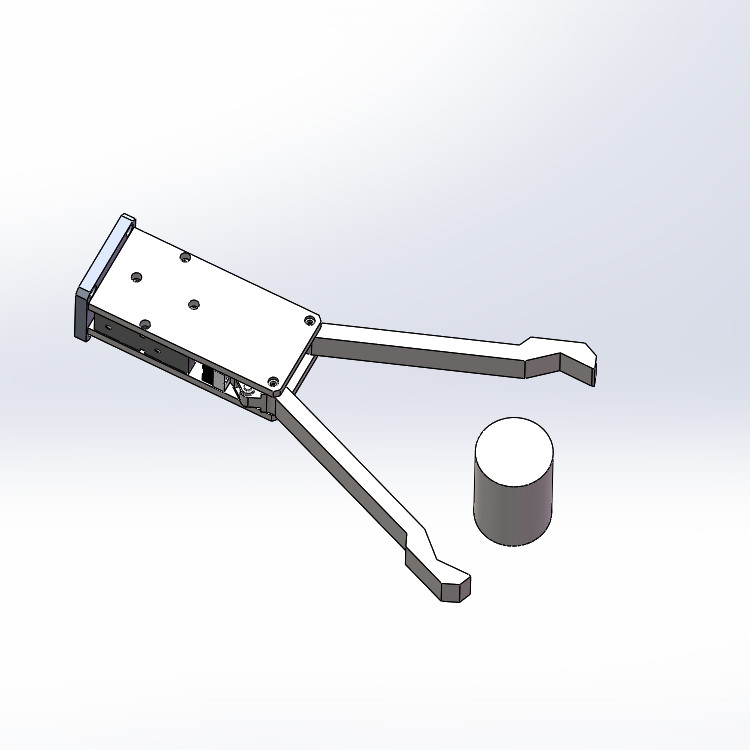 钉耙型气动夹爪气缸夹具两款气缸夹具图纸3d图纸