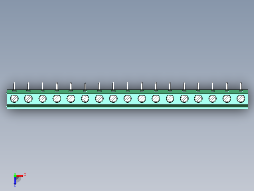 DEGSON DG128 系列 5.07.5mm 接线端子-DG128R-7.5-17P-14-00AH俯视缩略图