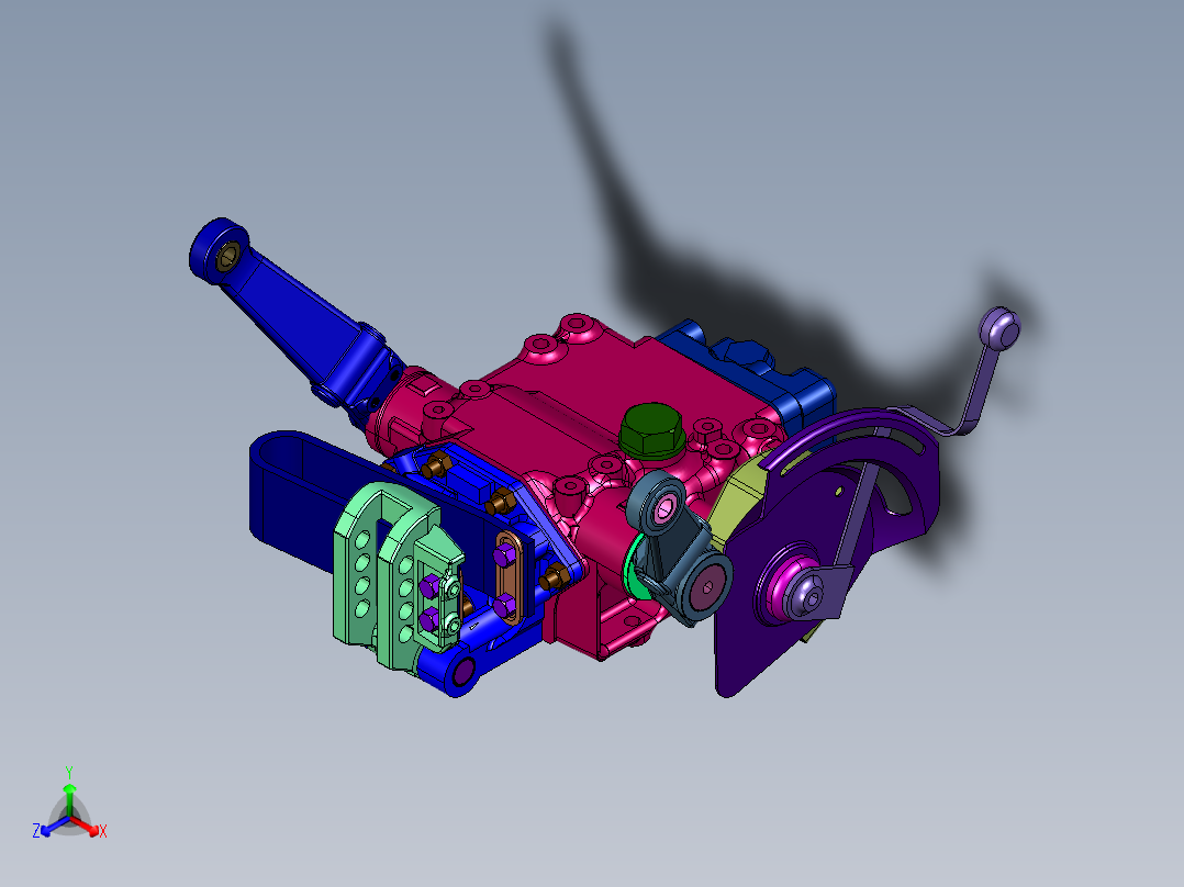 拖拉机强压后提升器总成