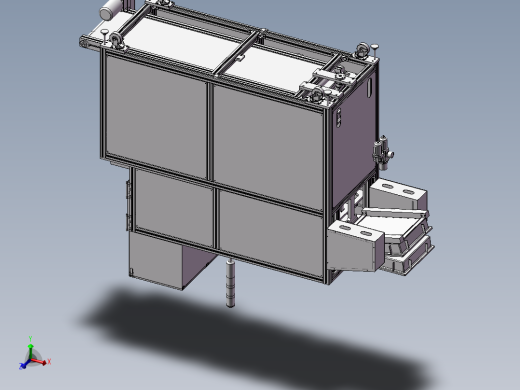 自动送料盒机 物料盒摆放设备