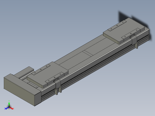 直线模组LHC14-S500-R设计图纸
