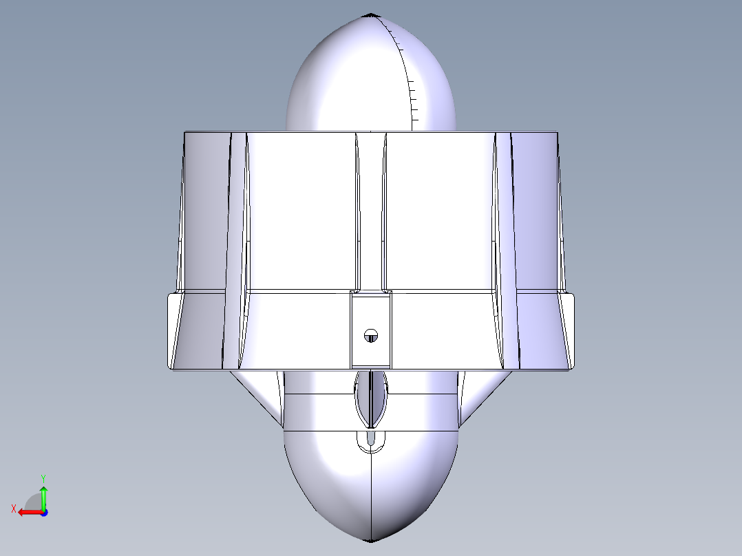 ROV水下信任者M060--stp后视图