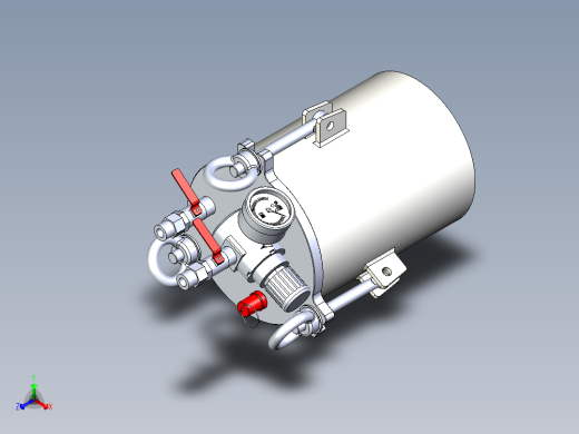 清洗罐正等轴测缩略图