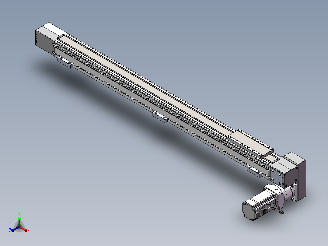 欧规同步带GTB85-RD-750W正等轴测图