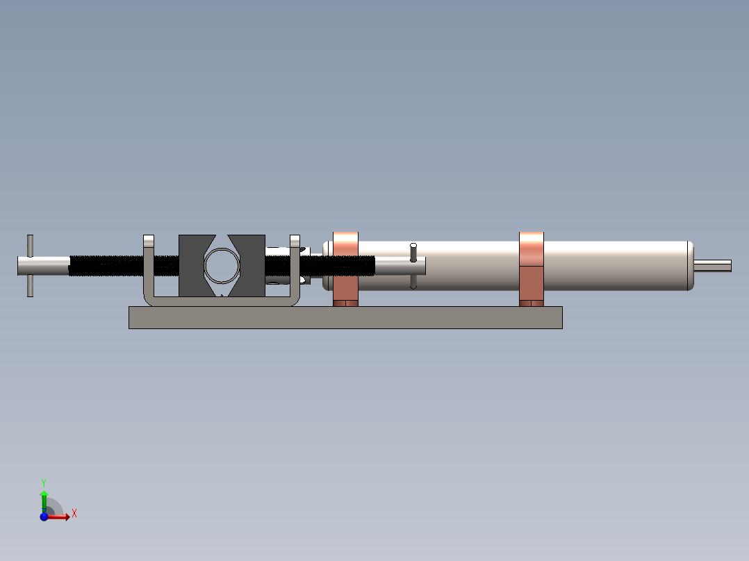管式切口机前视图