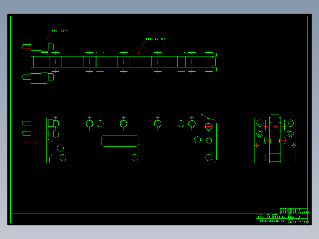 KOSMEKMRC1190-450多系列多零件图纸模型