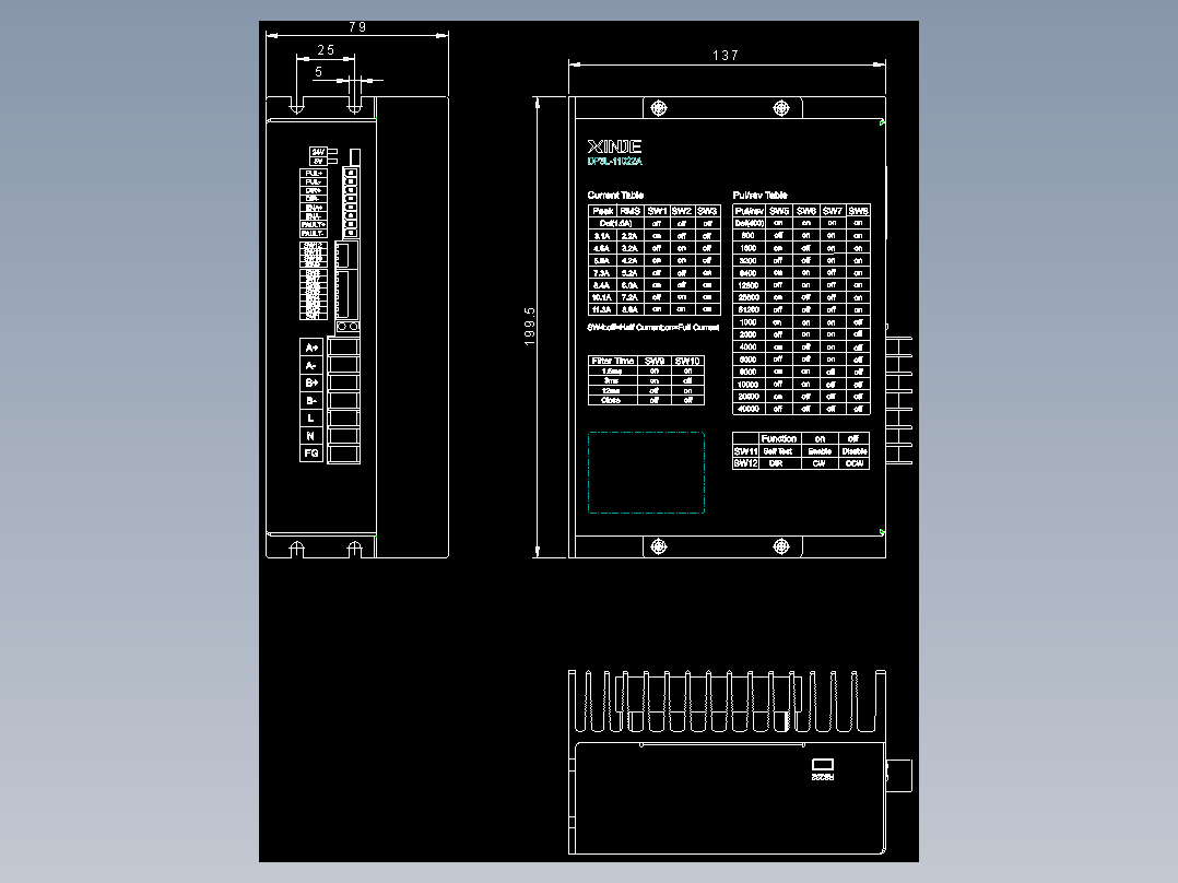 步进驱动DP3L-11022A-外观图-210325