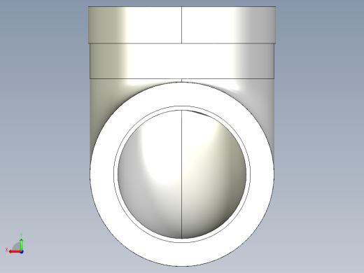 1GIMC 90°肘增强溶剂焊接插座D和BSP螺纹不锈钢加强环母端R后视缩略图