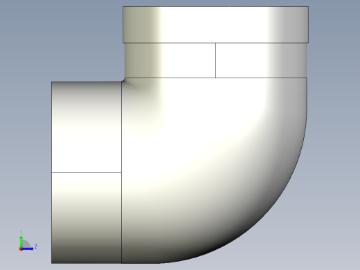 1GIMC 90°肘增强溶剂焊接插座D和BSP螺纹不锈钢加强环母端R左视缩略图