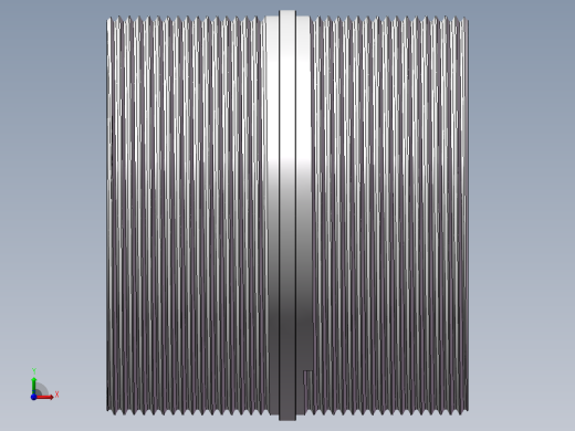 对丝-圆边等径 DN80前视缩略图